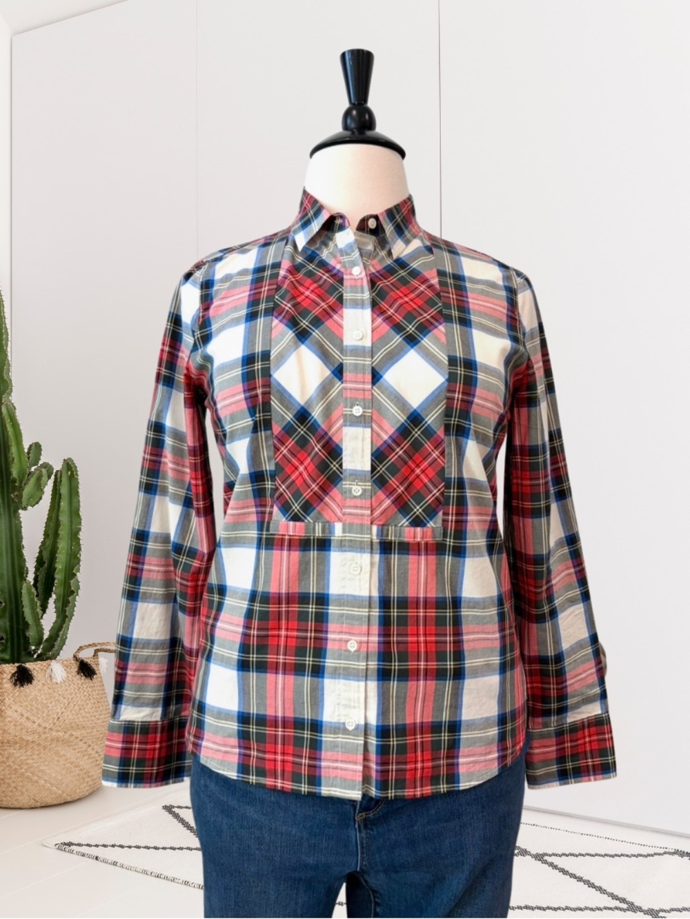 J.Crew Plaid Long Sleeve Button Down Shirt